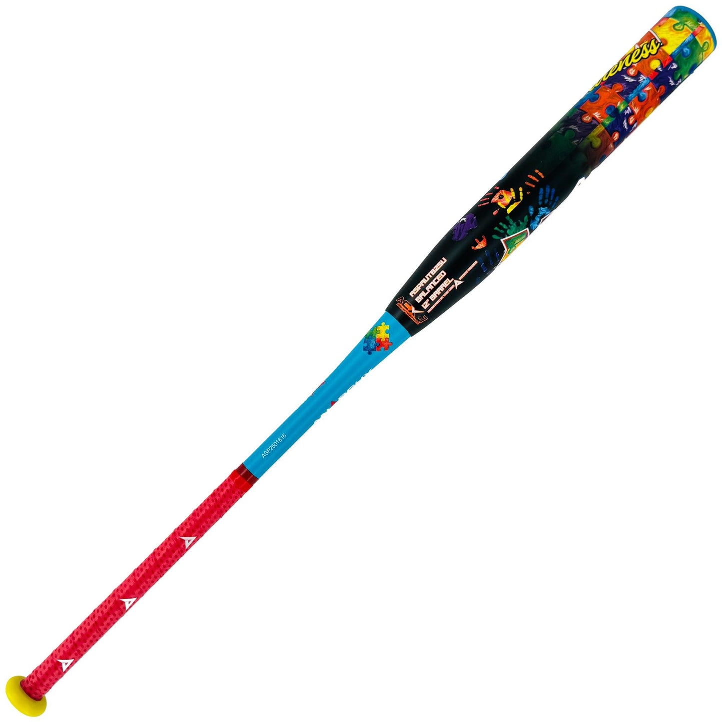 2025 Anarchy Autism Awareness Balanced USSSA Slowpitch Softball Bat ASPAUTB25U