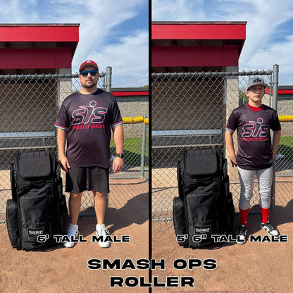 Smash Ops Guerrilla V4 Roller Bag - Black/Mint