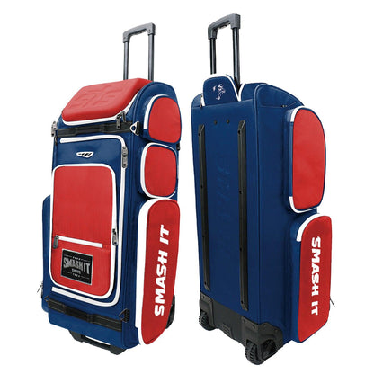Smash Ops Guerrilla V4 Roller Bag - Red/Navy