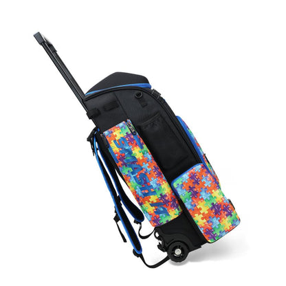 Smash Ops Lil’ Guerrilla Hybrid Roller/Bat Pack Bag - Autism Awareness