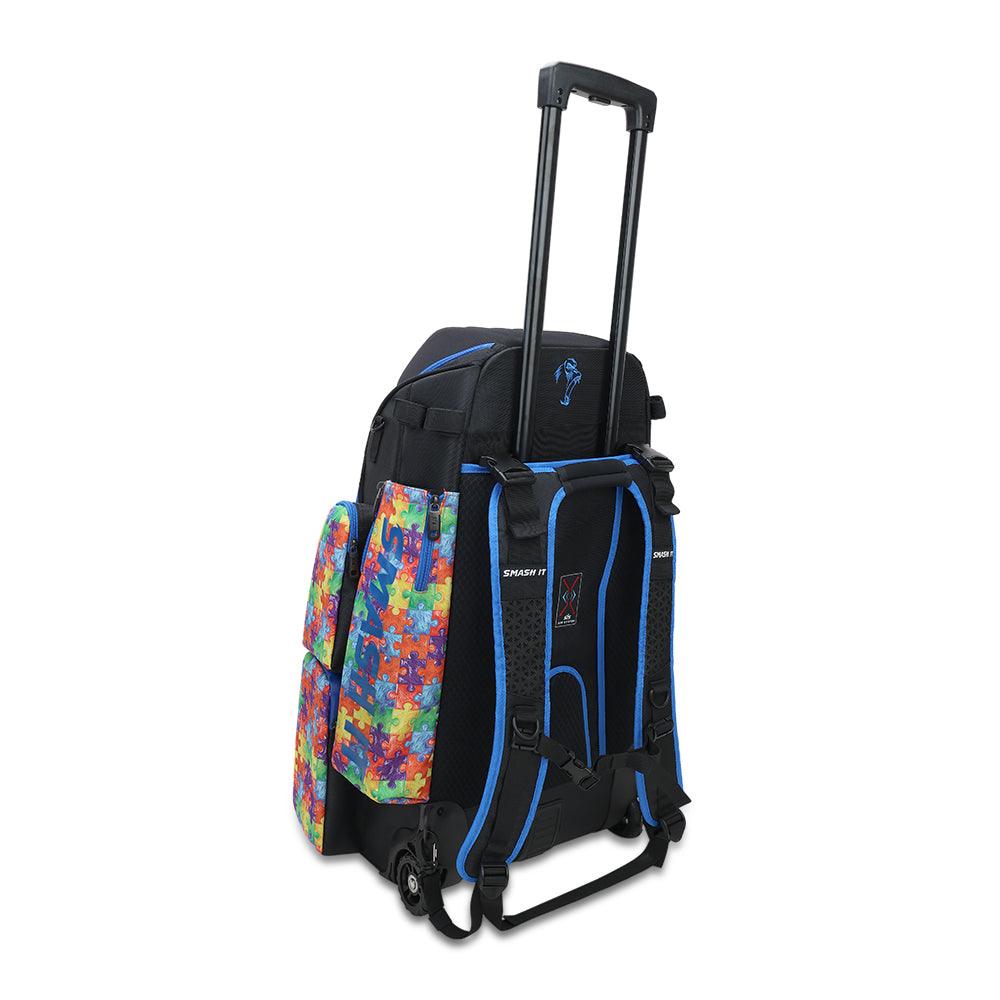 Smash Ops Lil’ Guerrilla Hybrid Roller/Bat Pack Bag - Autism Awareness