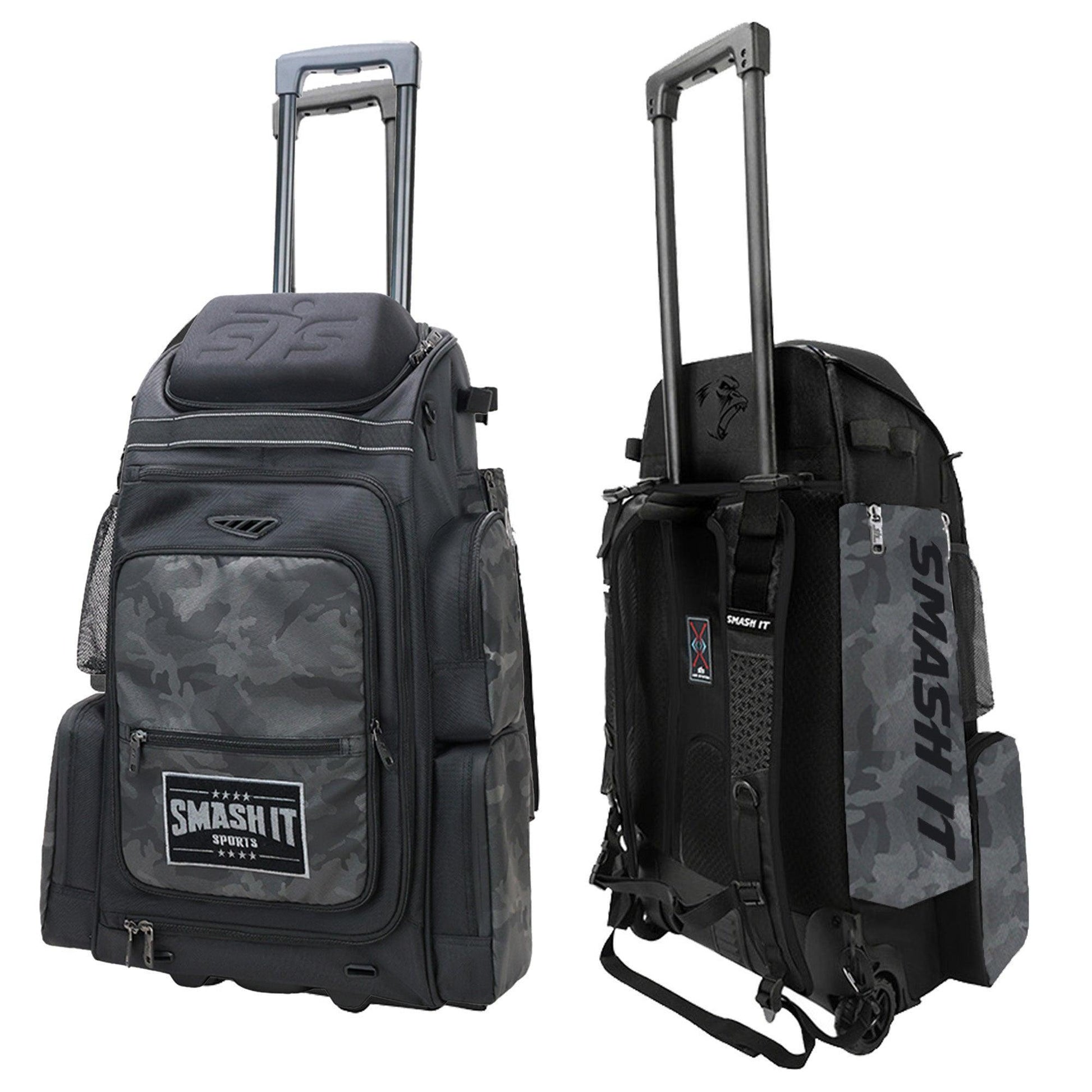 Smash Ops Lil’ Guerrilla Hybrid Roller/Bat Pack Bag - Black Camo