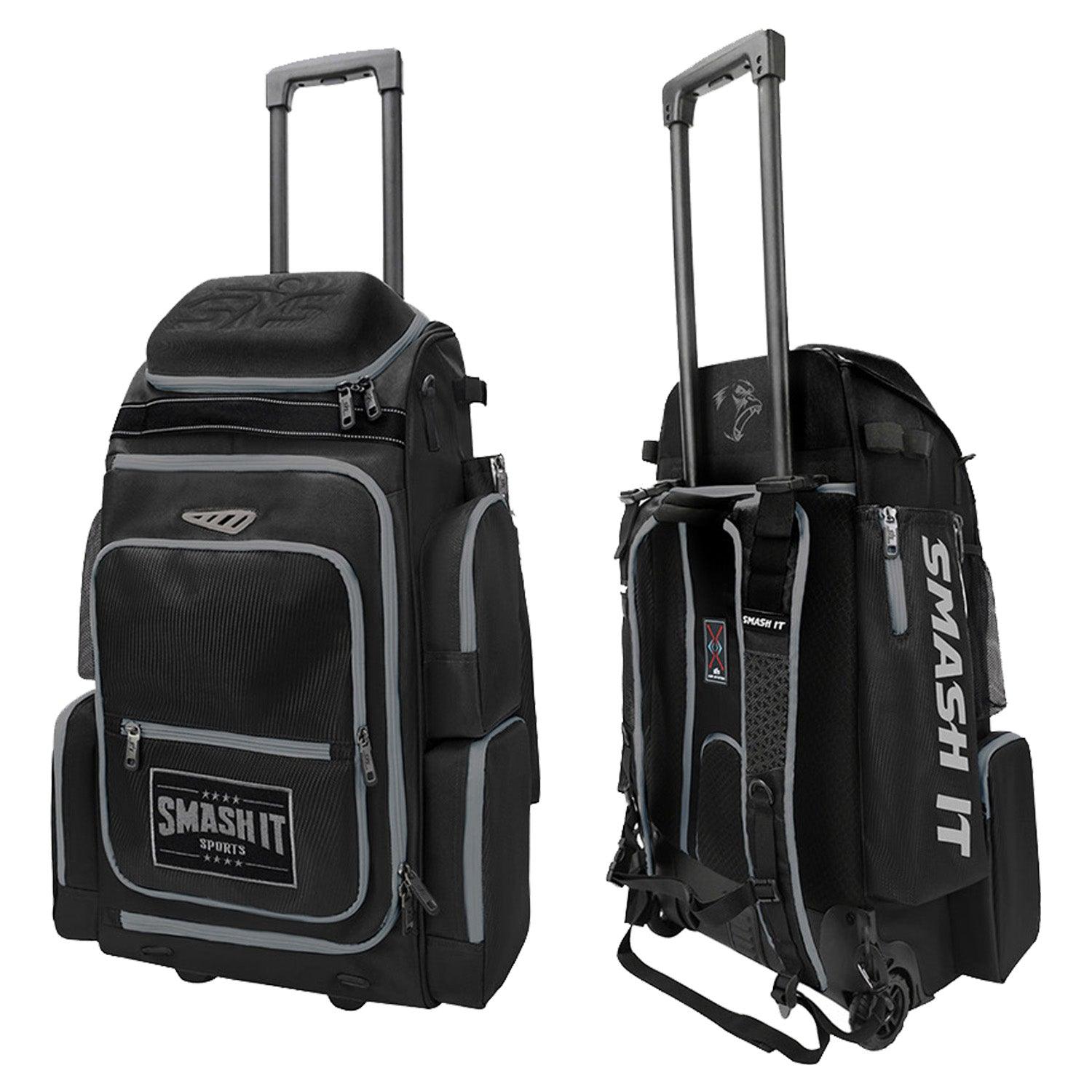 Smash Ops Lil’ Guerrilla Hybrid Roller/Bat Pack Bag - Black/Charcoal