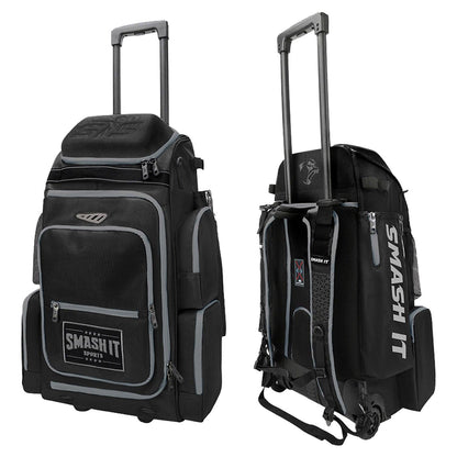 Smash Ops Lil’ Guerrilla Hybrid Roller/Bat Pack Bag - Black/Charcoal