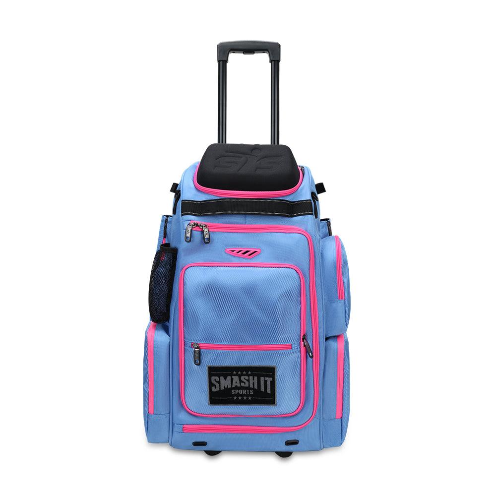 Smash Ops Lil’ Guerrilla Hybrid Roller/Bat Pack Bag - Carolina/Pink