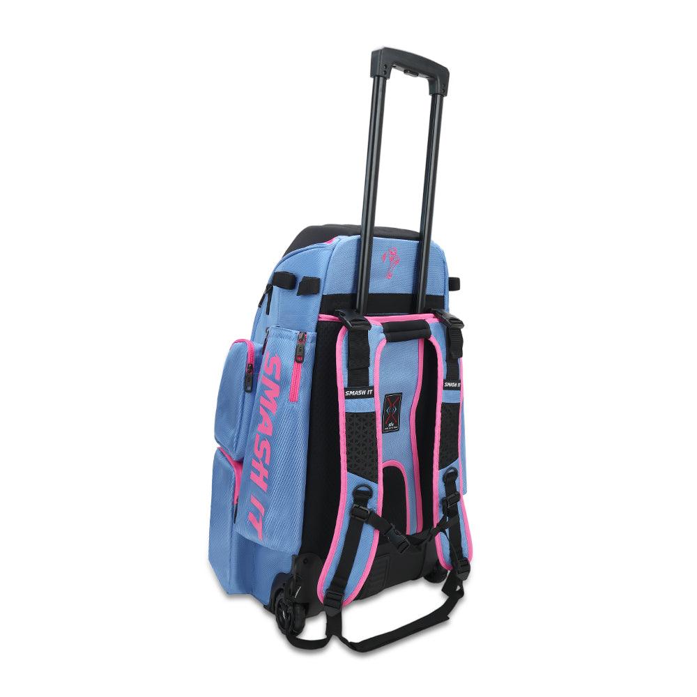 Smash Ops Lil’ Guerrilla Hybrid Roller/Bat Pack Bag - Carolina/Pink