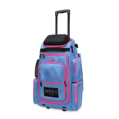 Smash Ops Lil’ Guerrilla Hybrid Roller/Bat Pack Bag - Carolina/Pink