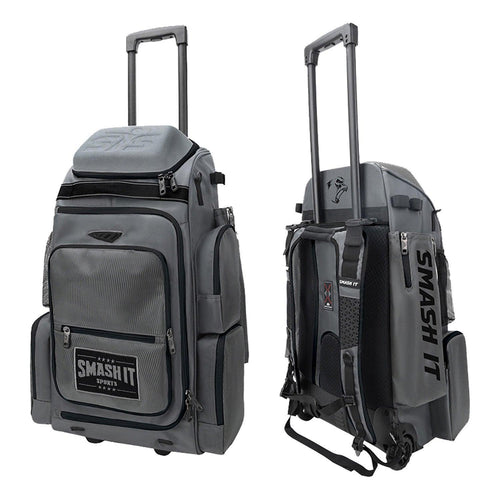 Smash Ops Lil’ Guerrilla Hybrid Roller/Bat Pack Bag - Charcoal/Black