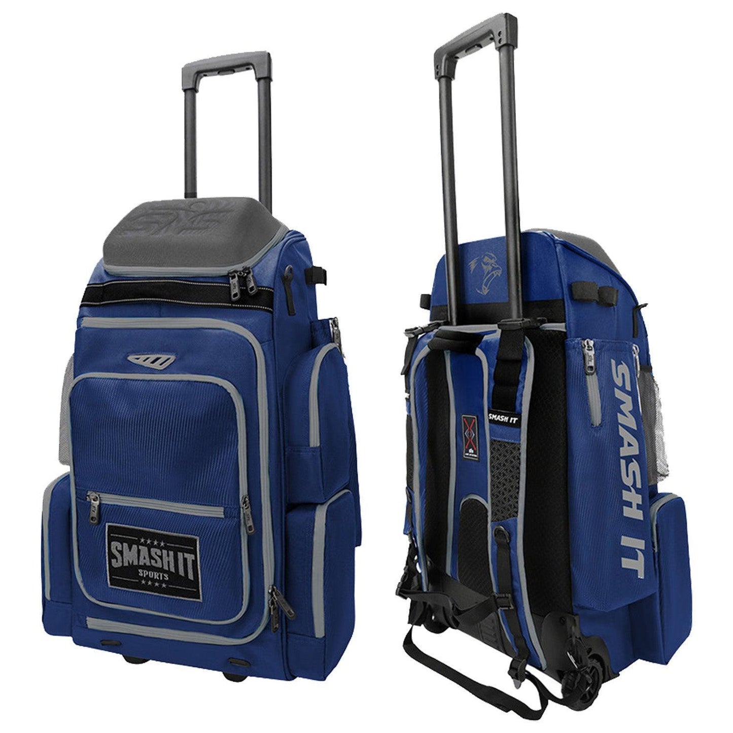 Smash Ops Lil’ Guerrilla Hybrid Roller/Bat Pack Bag - Navy/Grey
