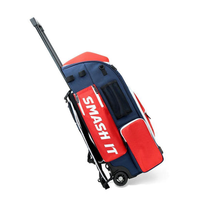 Smash Ops Lil’ Guerrilla Hybrid Roller/Bat Pack Bag - Red/Navy