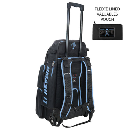 Smash Ops Lil’ Guerrilla Hybrid Roller/Bat Pack Bag - Carolina Cancer Awareness