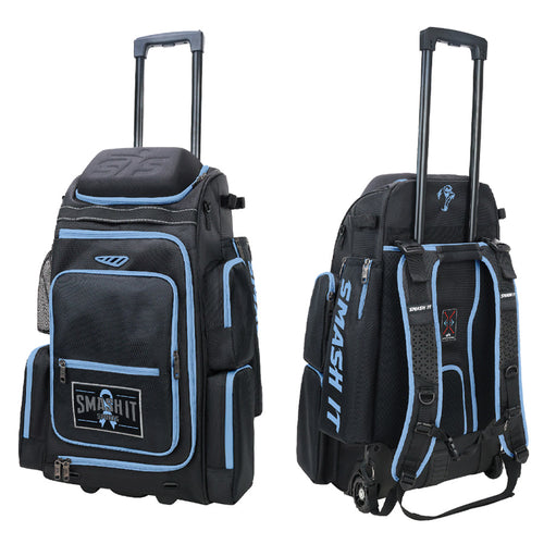 Smash Ops Lil’ Guerrilla Hybrid Roller/Bat Pack Bag - Carolina Cancer Awareness