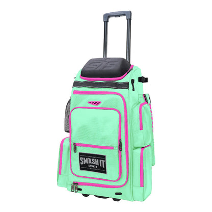 Smash Ops Lil’ Guerrilla Hybrid Roller/Bat Pack Bag - Mint/Pink