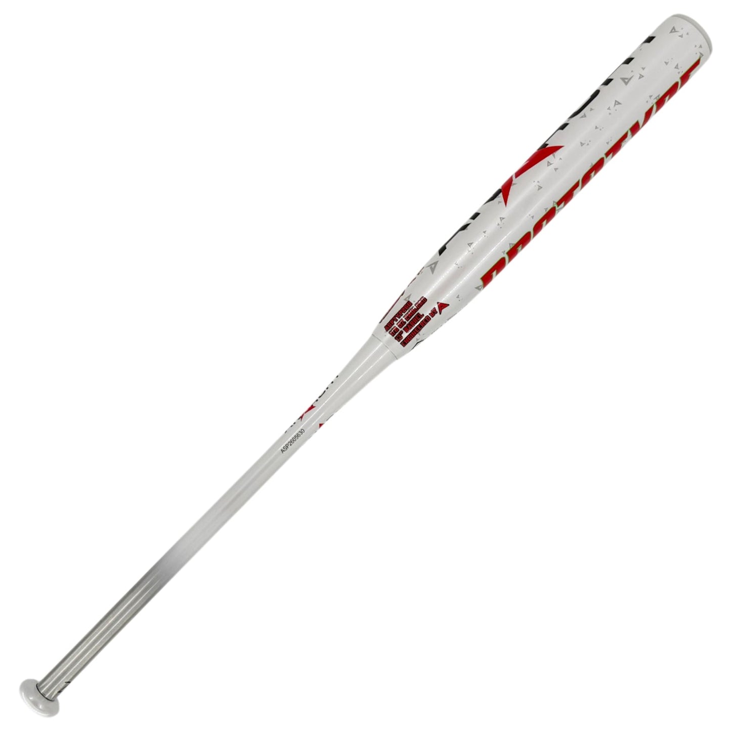 2026 Anarchy Prototype White .5oz End Loaded USSSA Slowpitch Softball Bat ASPTYP26U