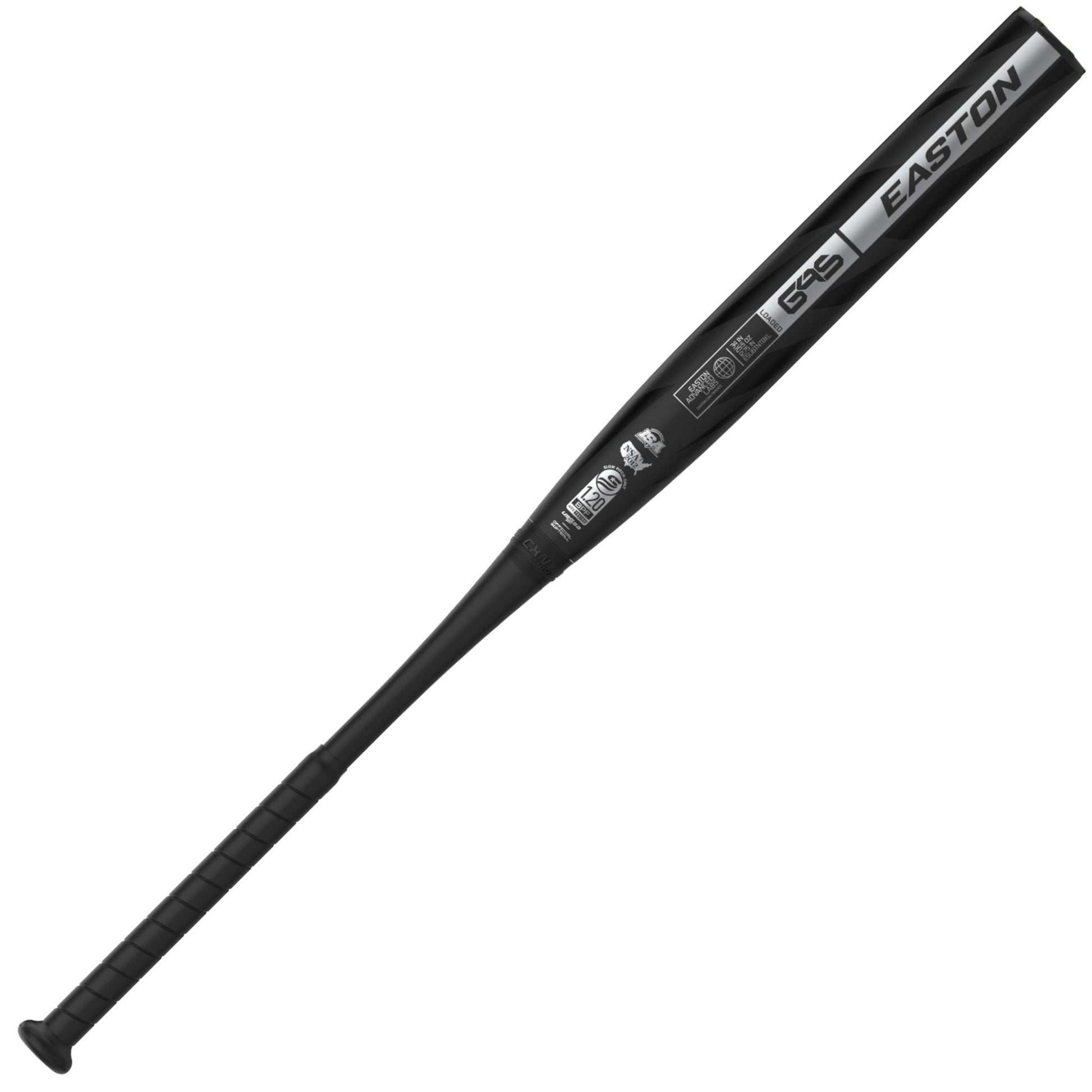 2026 Easton Tantrum Black 2-Piece Loaded USSSA Slowpitch Softball Bat - ESU6TNTBKL