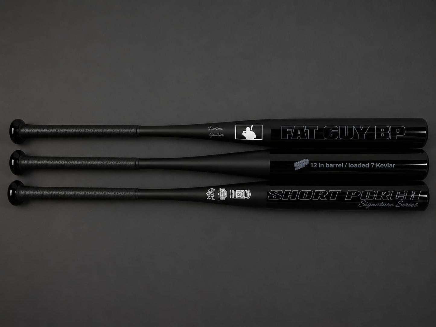 2026 Short Porch Fat Guy BP Blackout 1-Piece Loaded USSSA Slowpitch Softball Bat