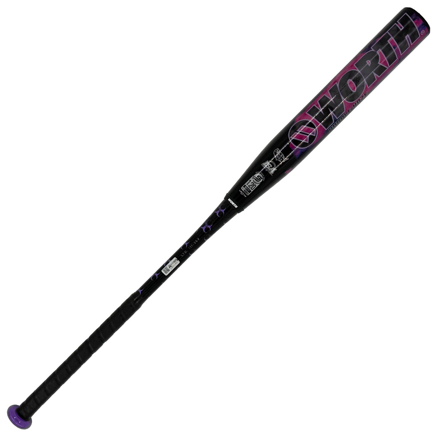 2026 Worth Mutant Purple Haze XXL USSSA Slowpitch Softball Bat - WSU6MUTX