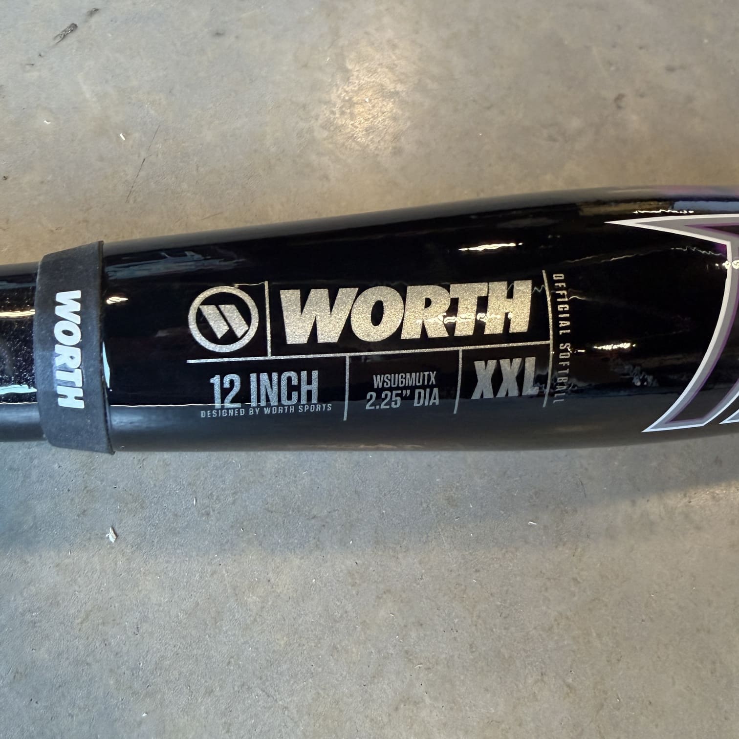 2026 Worth Mutant Purple Haze XXL USSSA Slowpitch Softball Bat - WSU6MUTX