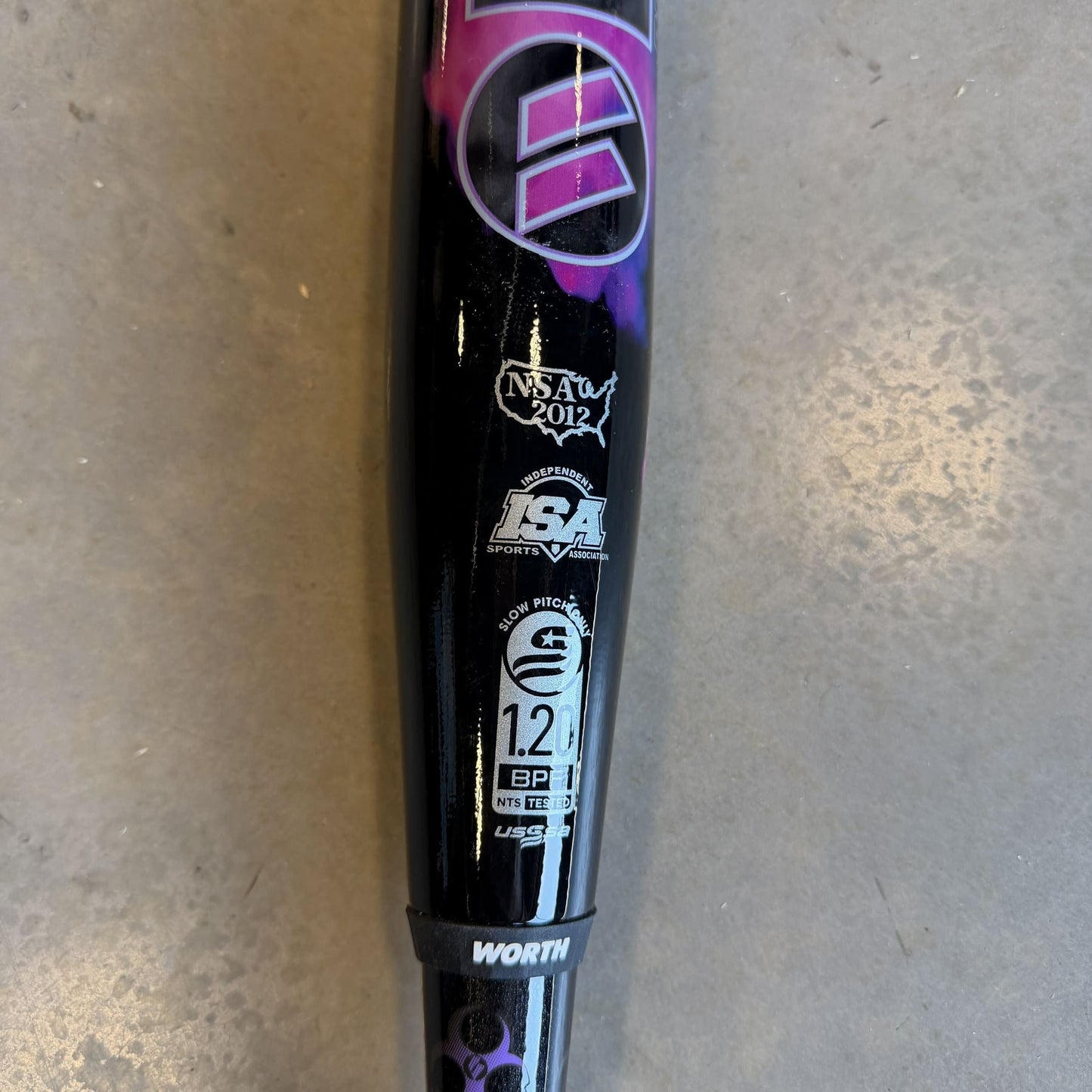 2026 Worth Mutant Purple Haze XXL USSSA Slowpitch Softball Bat - WSU6MUTX