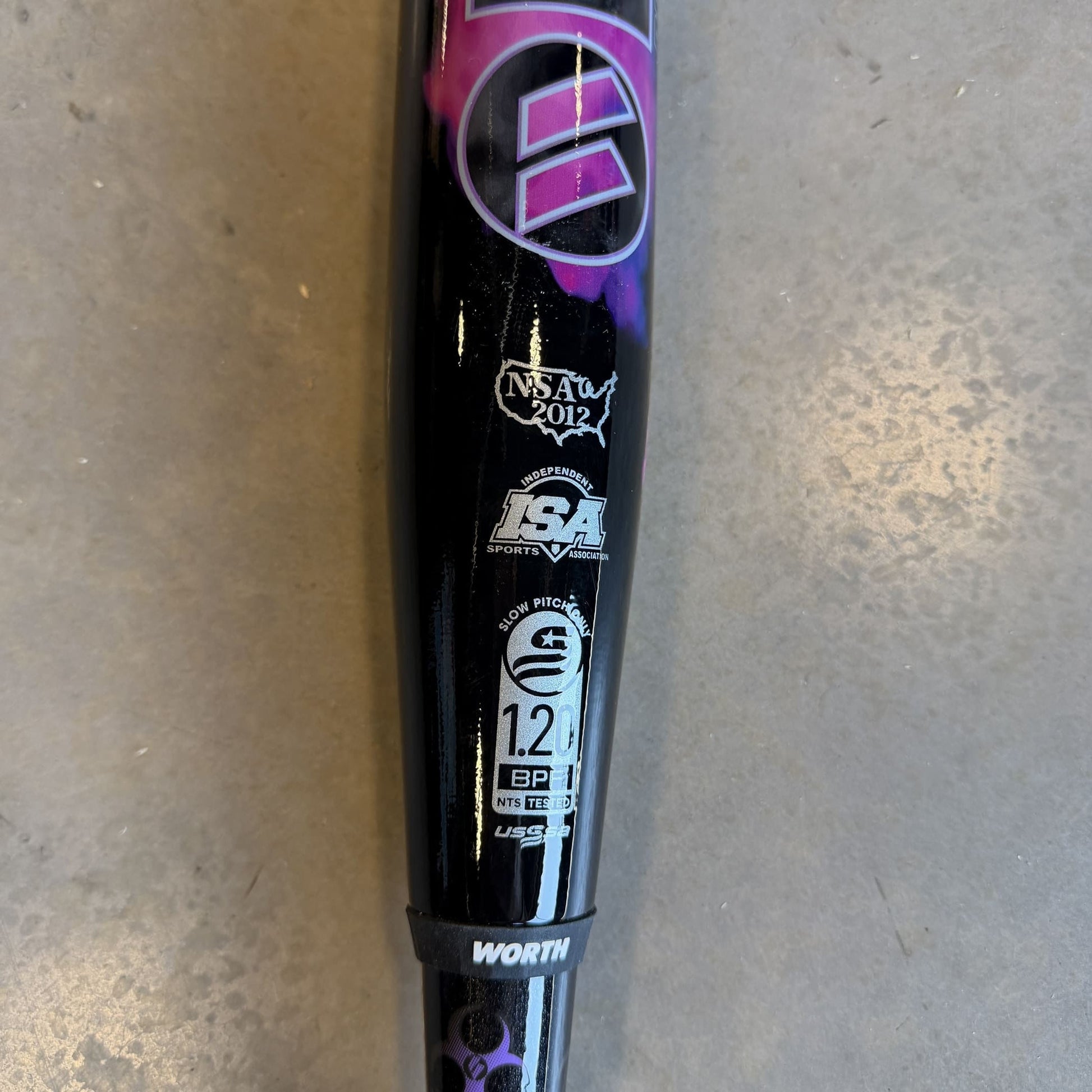 2026 Worth Mutant Purple Haze XXL USSSA Slowpitch Softball Bat - WSU6MUTX