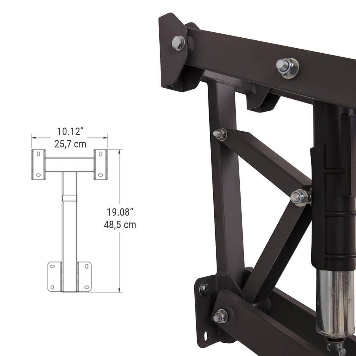 Goaliath GoTek54 Wall-Mounted Basketball Hoop