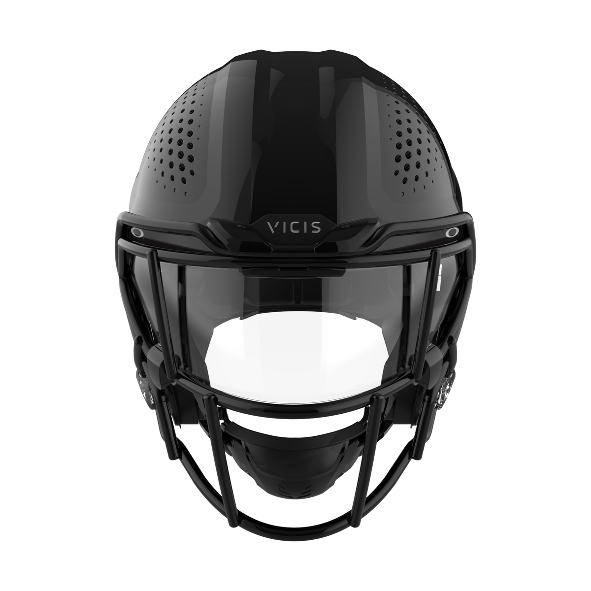 Vicis Zero2 Youth Elite Football Helmet Equipped With Titanium Facemask and Oakley Edge Clear Visor