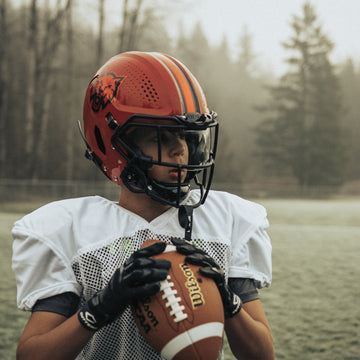 Vicis Zero2 Youth Elite Football Helmet Equipped With Titanium Facemask and Oakley Edge Clear Visor