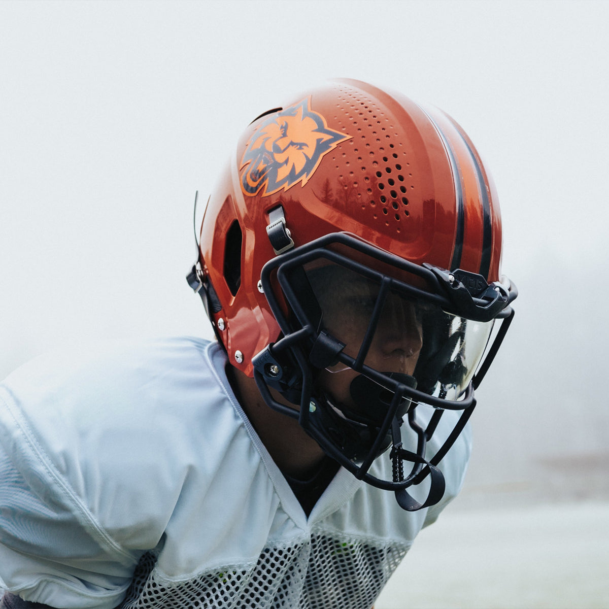 Vicis Zero2 Youth Elite Football Helmet Equipped With Titanium Facemask and Oakley Edge Clear Visor