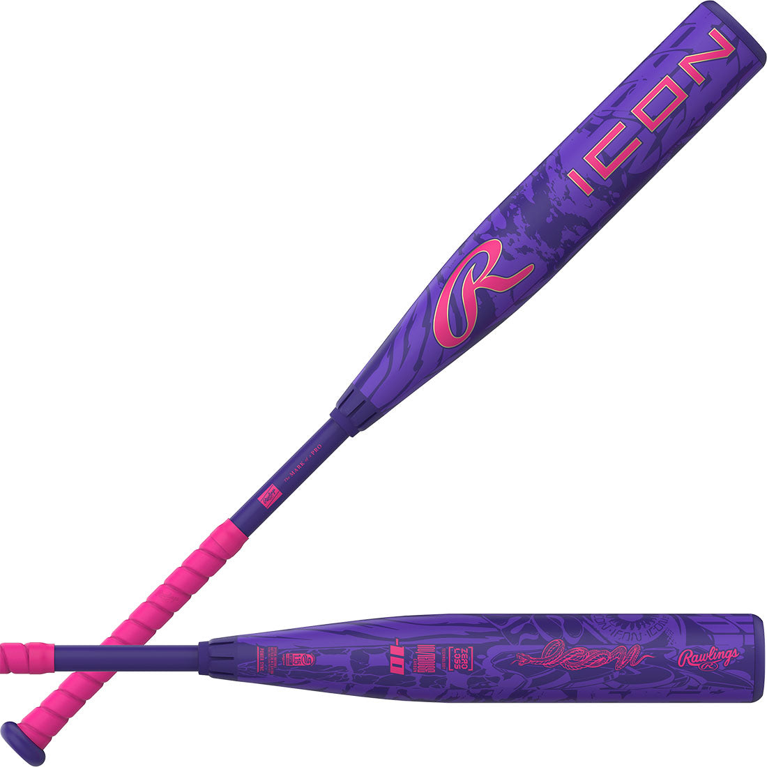 2027 Rawlings Icon 2 3/4" USSSA Baseball Bat: -10, -8, -5