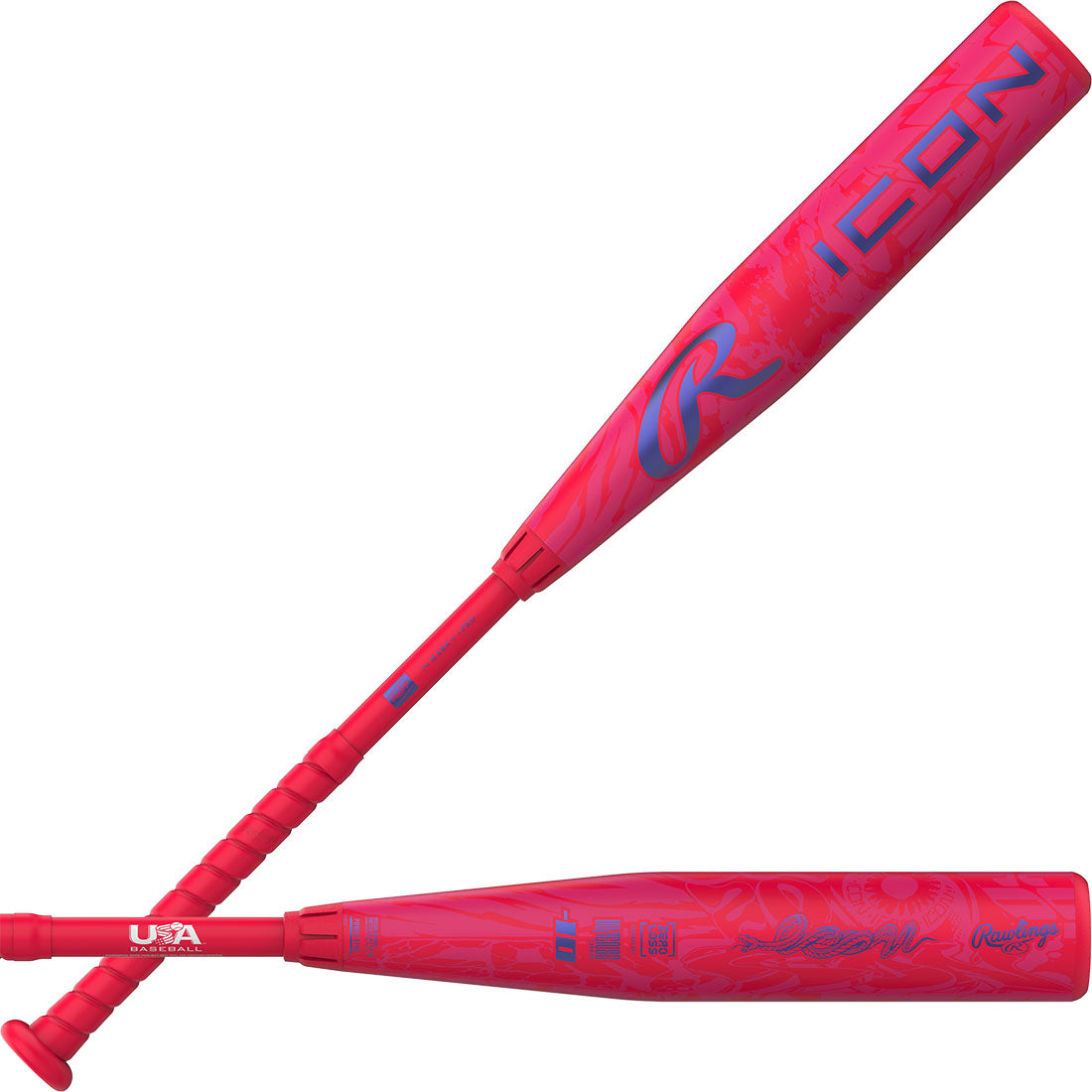 2027 Rawlings Icon 2 5/8" USA Baseball Bat: -12, -10, -8, -5