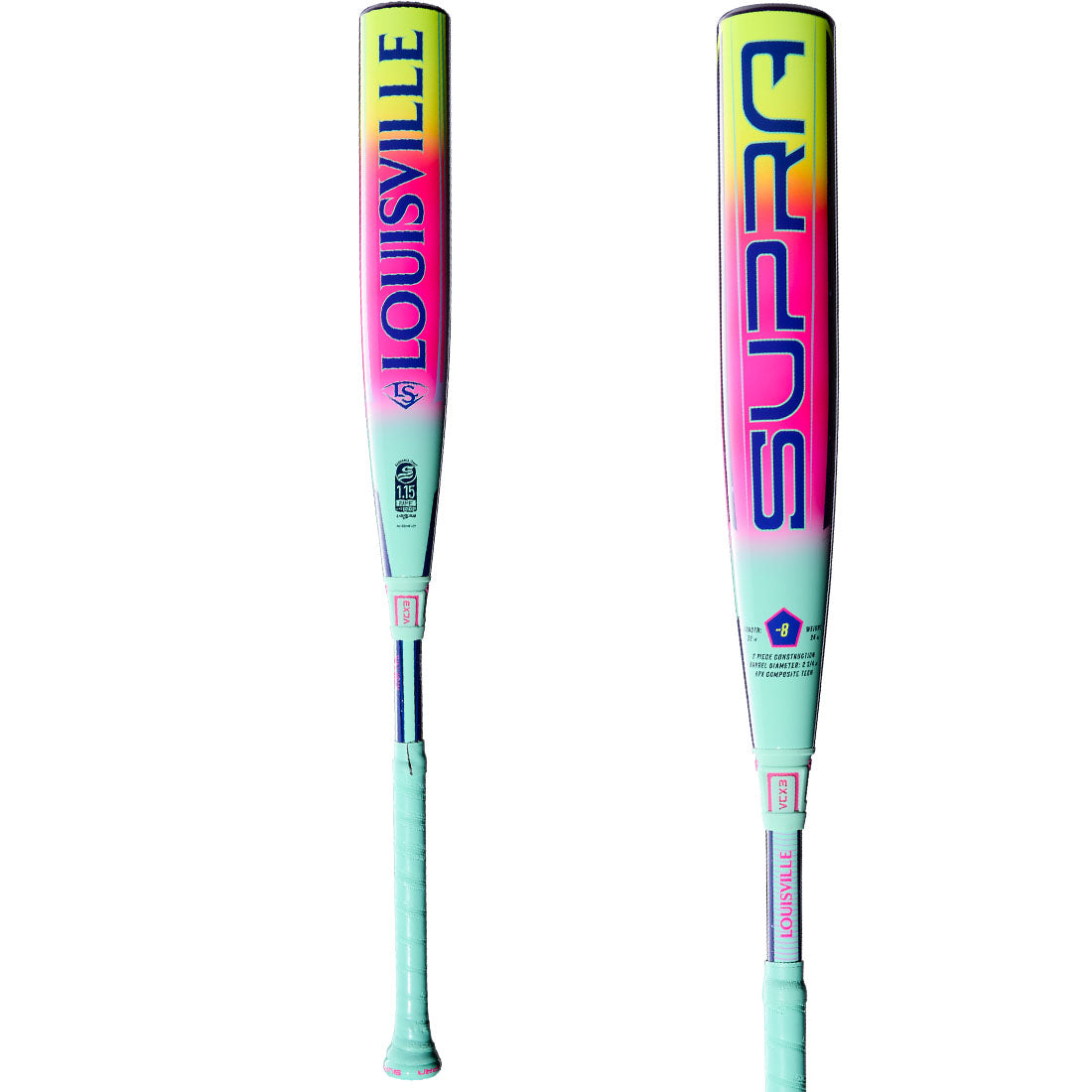 2027 Louisville Slugger SUPRA USSSA Baseball Bat: -10, -8, -5