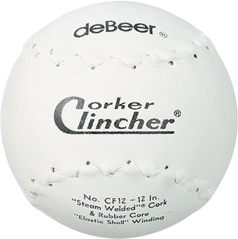 Rawlings One Dozen DeBeer 12" White Trutech Official Clincher Baseball