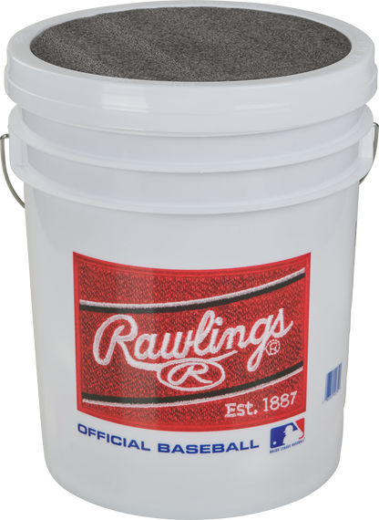 Rawlings Bucket of 24 Practice Youth/14U ROLB1X Official League Game Baseballs
