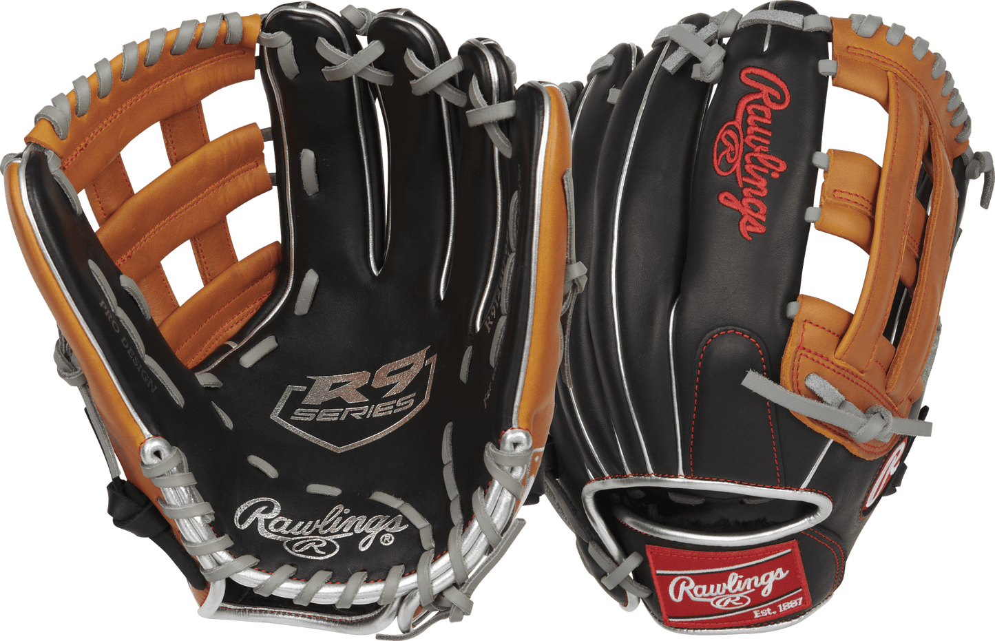 Rawlings R9 12" Outfield Baseball Glove