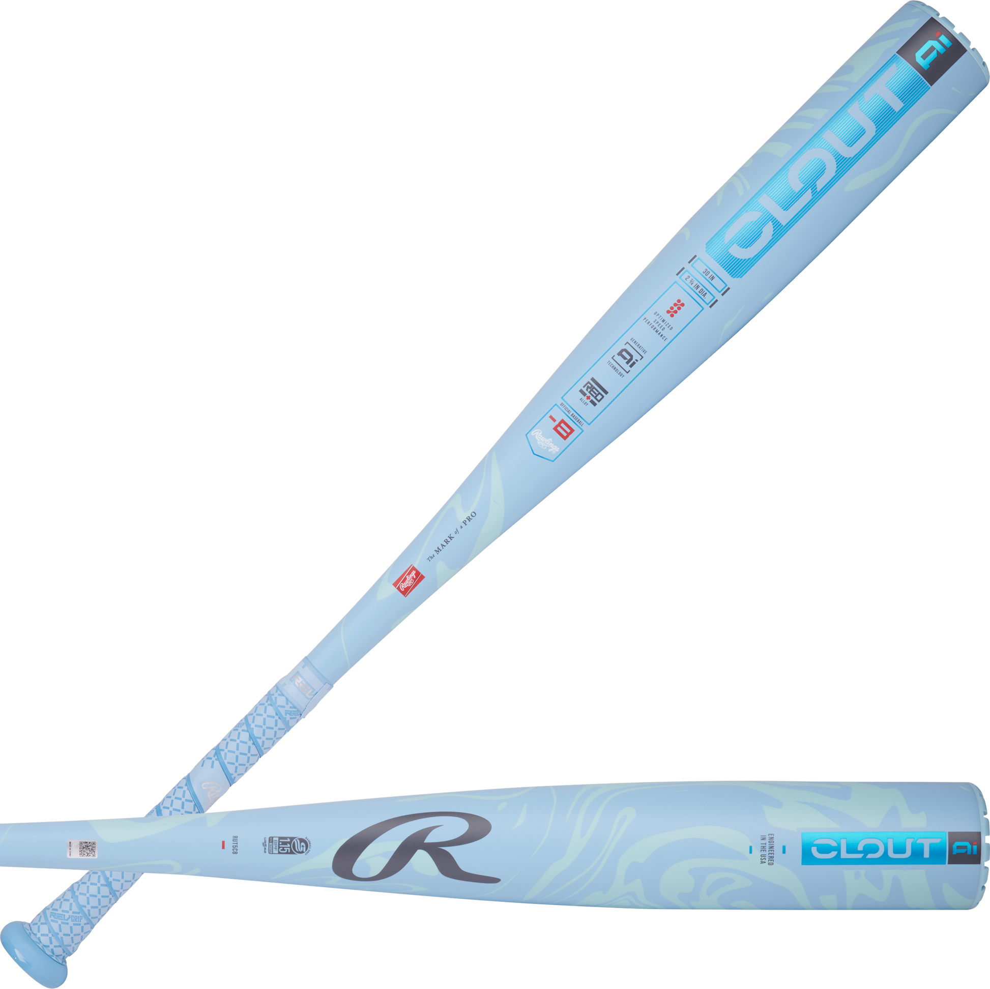 Rawlings Clout USSSA -8 Baseball Bat