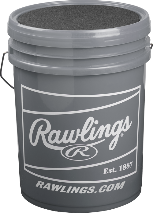 Rawlings 6 Gallon High School Raised Seam R100 Ball/bucket Combo