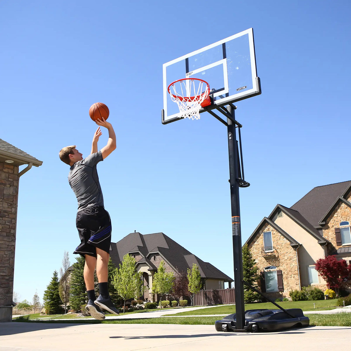 **PREORDER** Lifetime Adjustable Portable Basketball Hoop (54-Inch Clearview Polycarbonate)