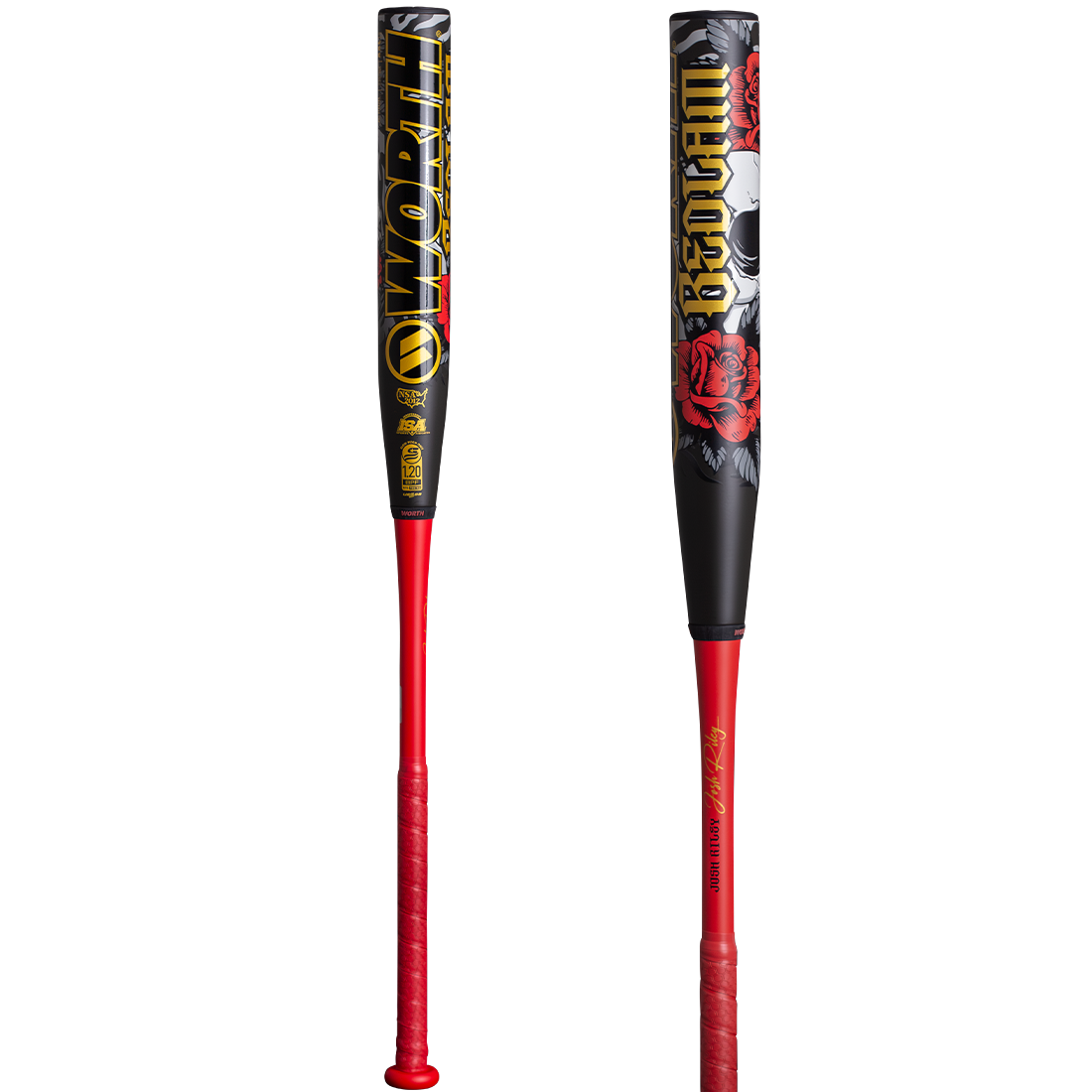 2026 Worth Bedlam Josh Riley XXL 12" 2PC End Load USSSA Slowpitch Softball Bat: WSU6JRB12X
