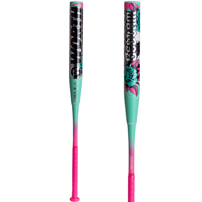 2026 Worth Bedlam Josh Riley 13.5" 2PC Balanced USSSA Slowpitch Softball Bat: WSU6JRBEDB