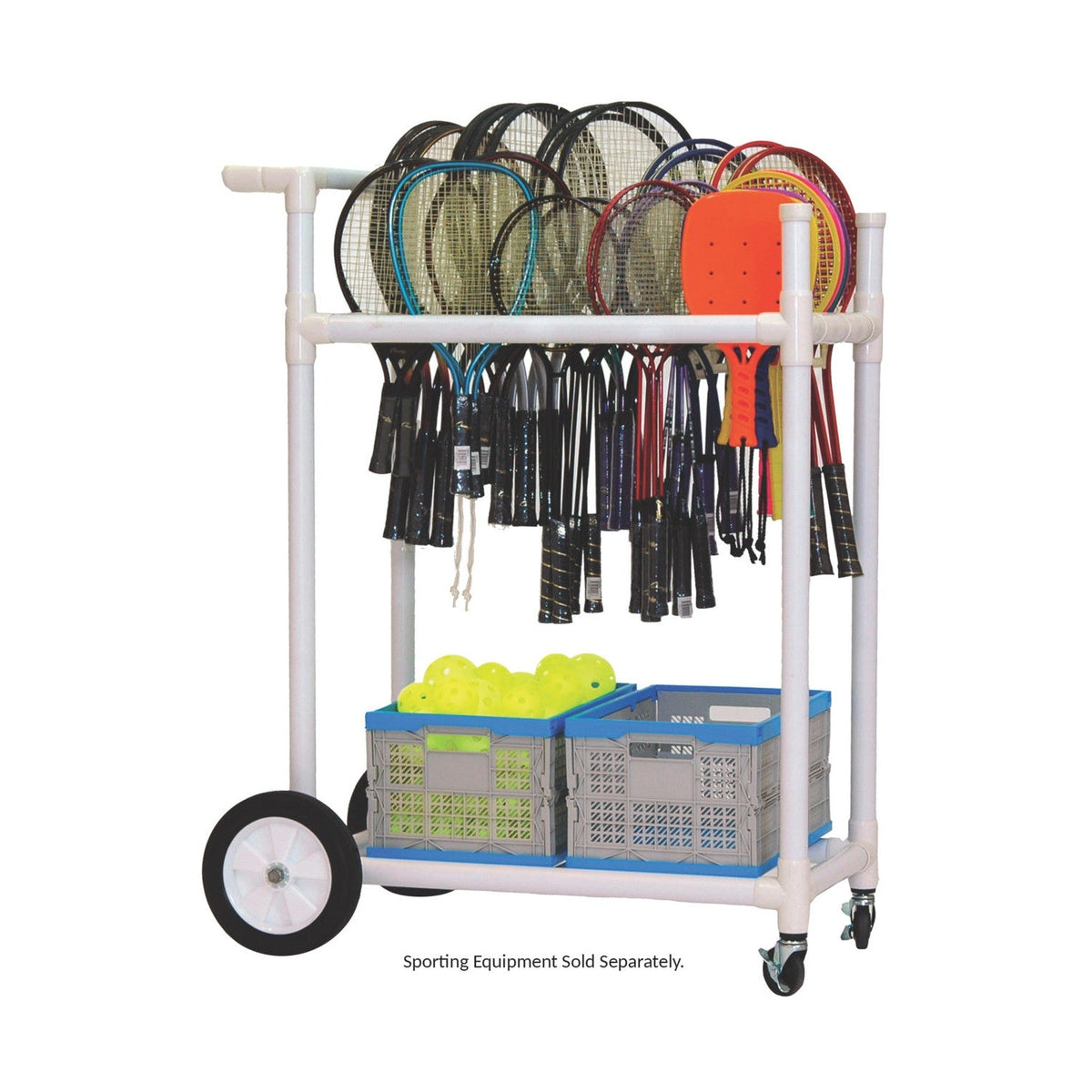 Champion Sports All-Terrain ABS Racket Cart