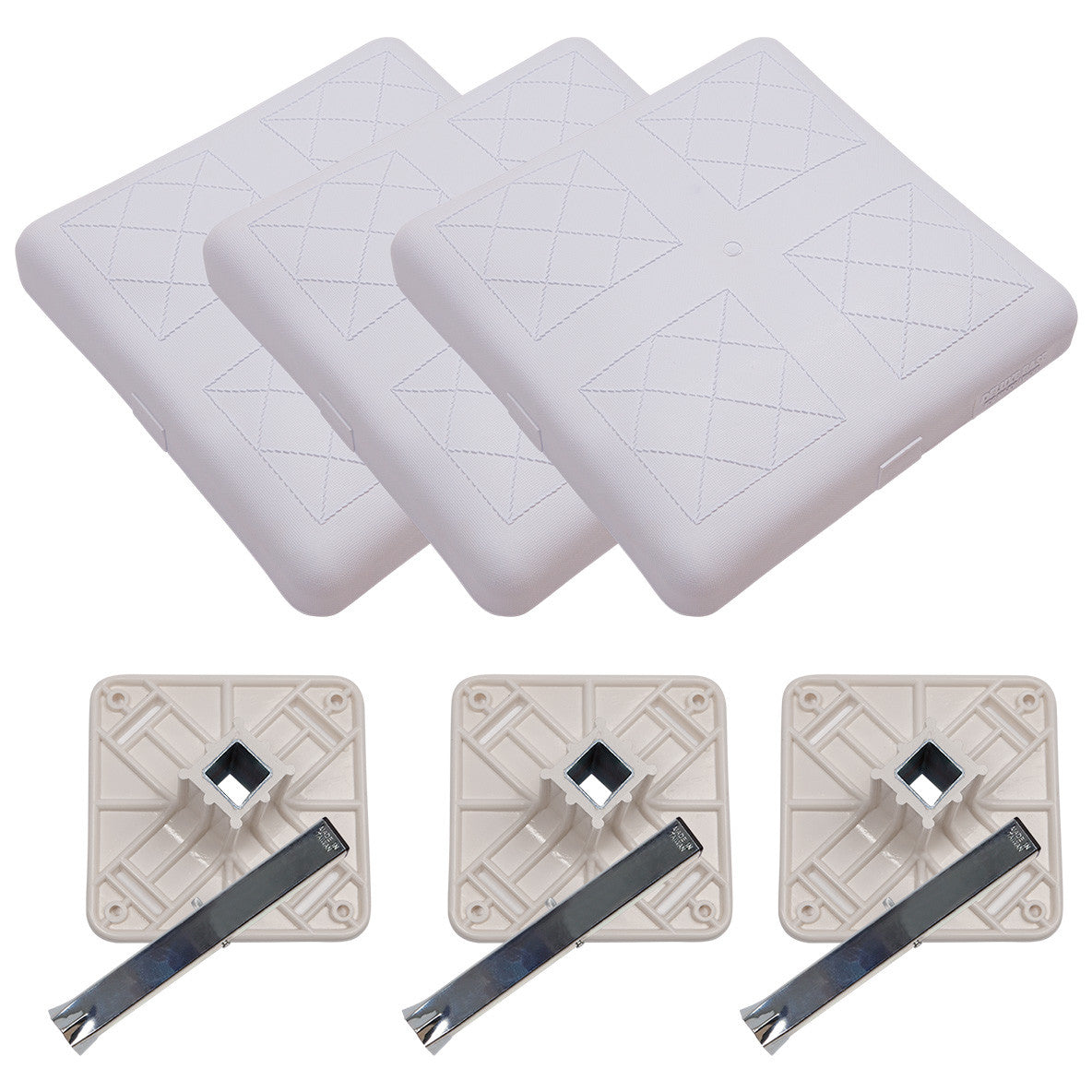 Champion Sports Anchored Base Set with Molded Shell