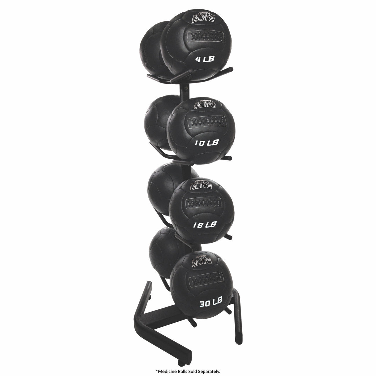 Champion Sports U-Ring Double Medicine Ball Tree