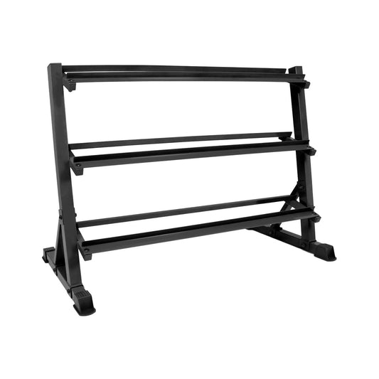 Champion Sports Rubber Hex Dumbbell Rack