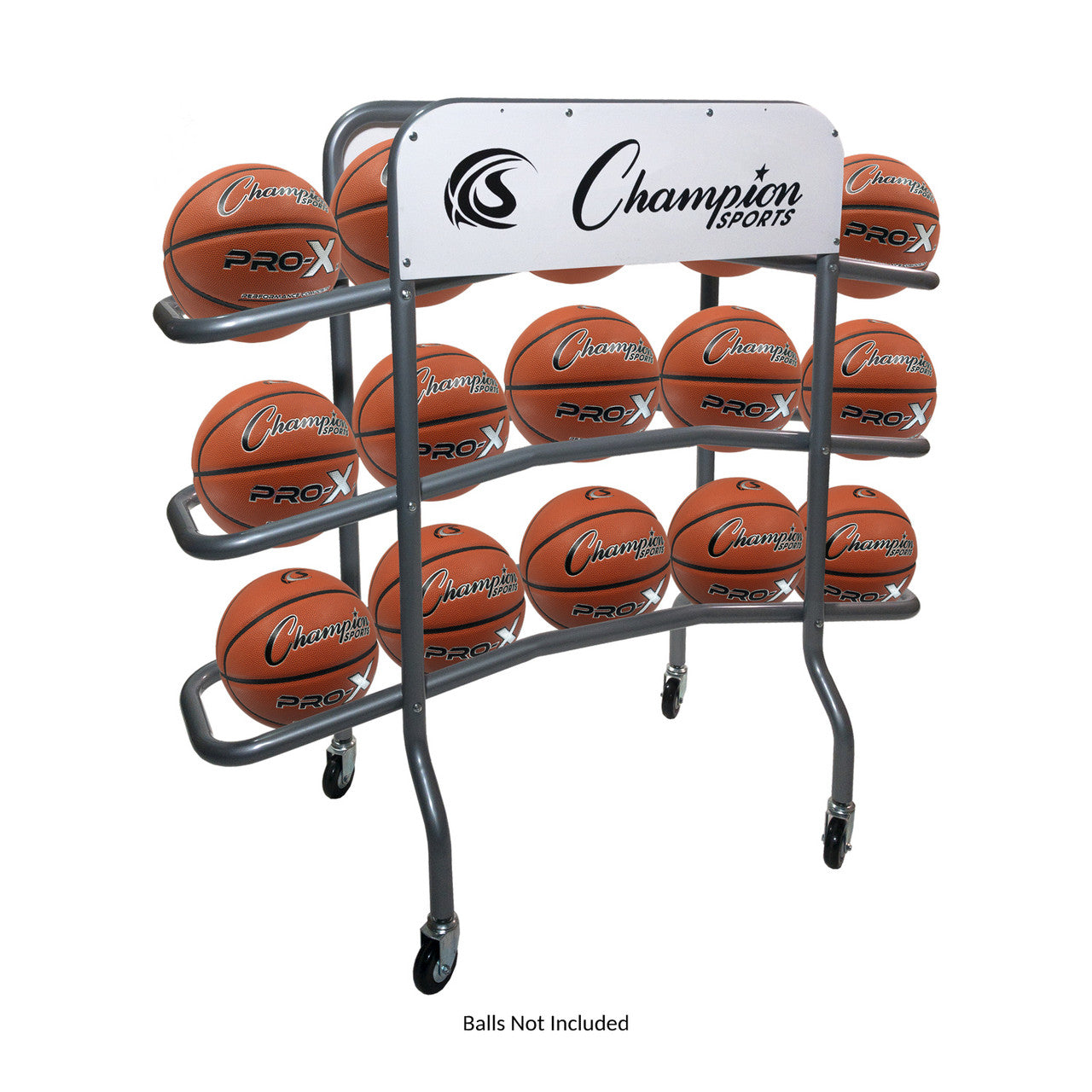 Champion Sports 3-Tier Pro Basketball Rack