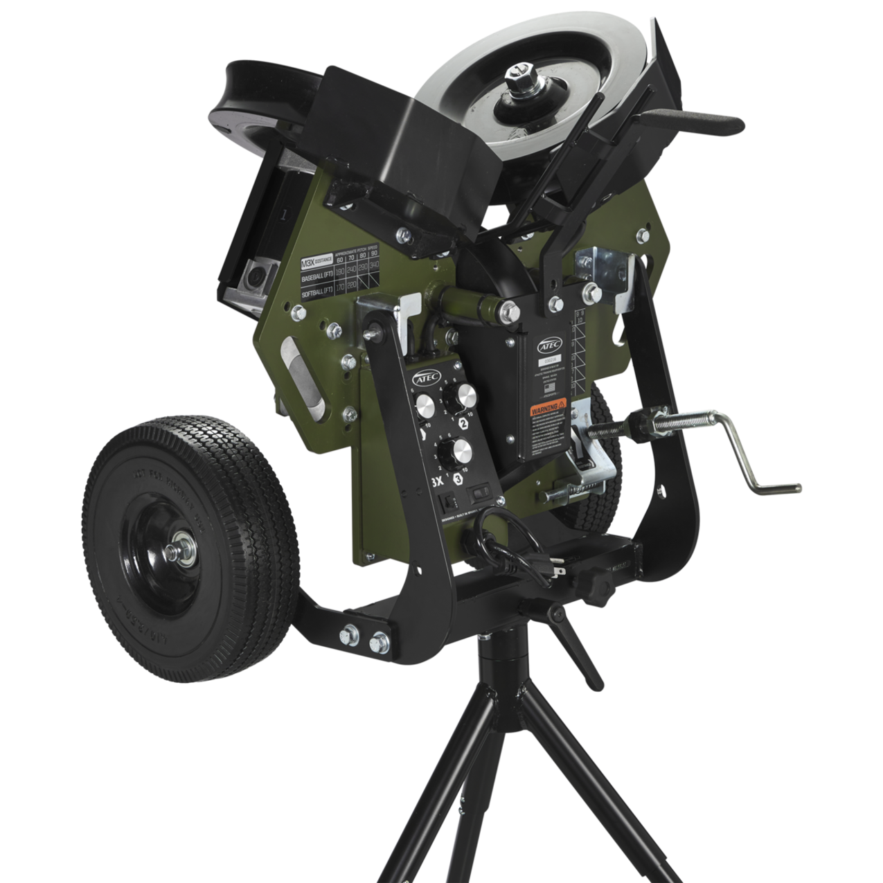 Atec M3X 2.0 Baseball Training Machine On Tripod