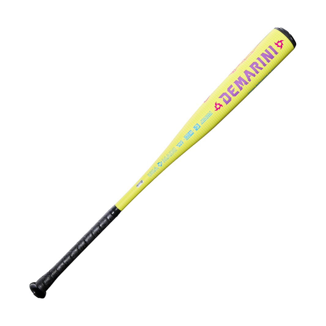 DeMarini Adult 2026 Solar Yellow Voodoo One -3 BBCOR Baseball Bat