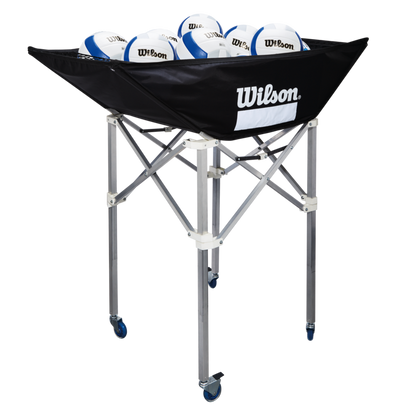 Wilson Indoor Stand Up 24 Ball Capacity Volleyball Cart