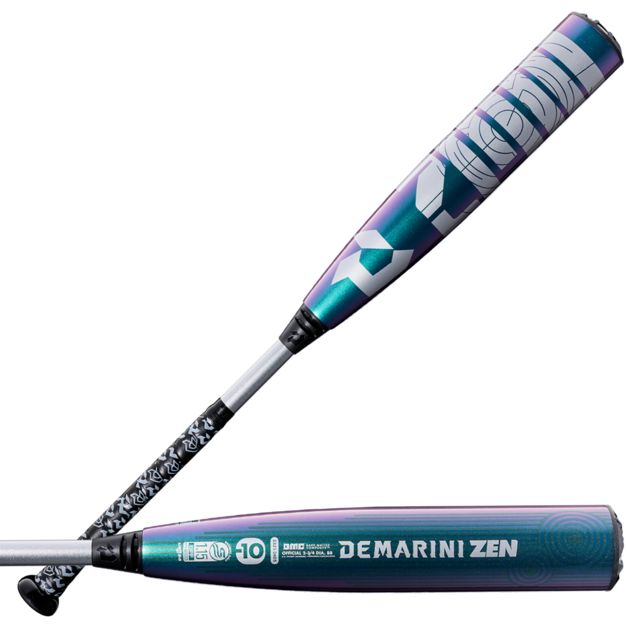 DeMarini Adult 2026 Zen Oil Slick -10 2 3/4" USSSA Baseball Bat
