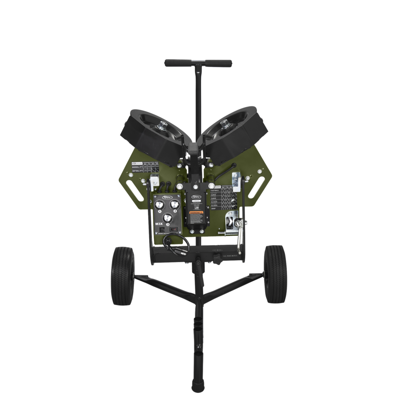 Atec M3X 2.0 Softball Training Machine On Caddypod Softball