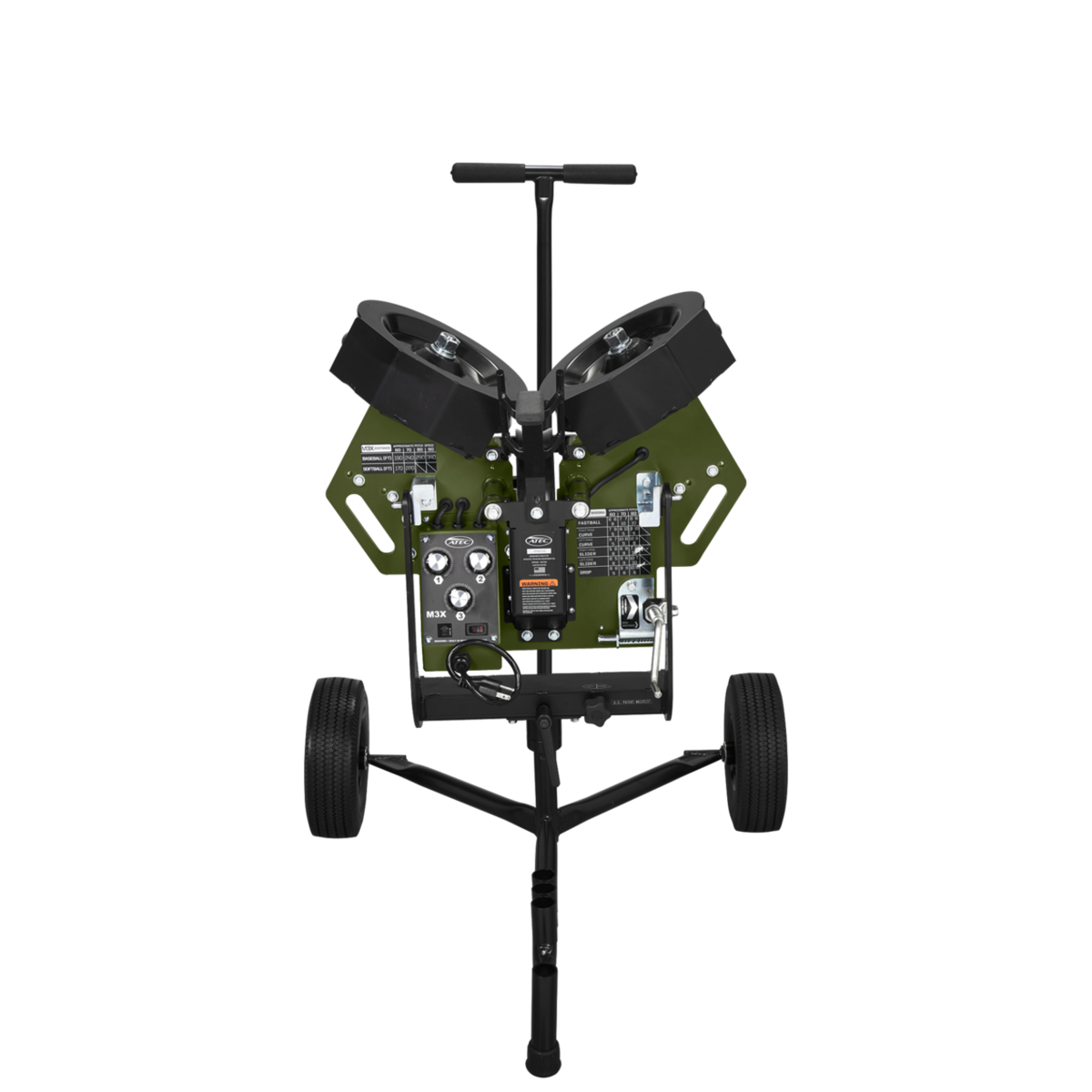 Atec M3X 2.0 Softball Training Machine On Caddypod Softball